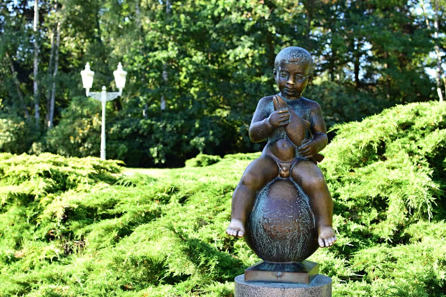 Franzel-Statue Franzensbad Tschechien