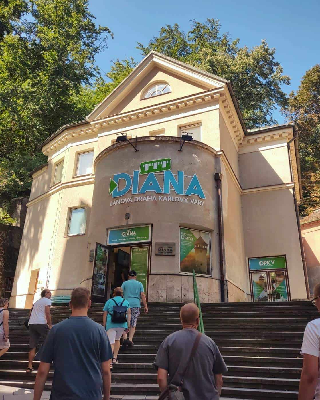 Diana Aussichtsturm Karlbad Tschechien